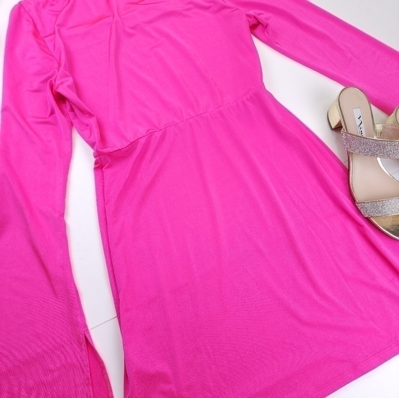 ASOS Pink Cowl Neck Slip Dress Sz 6 - Picture 10 of 11